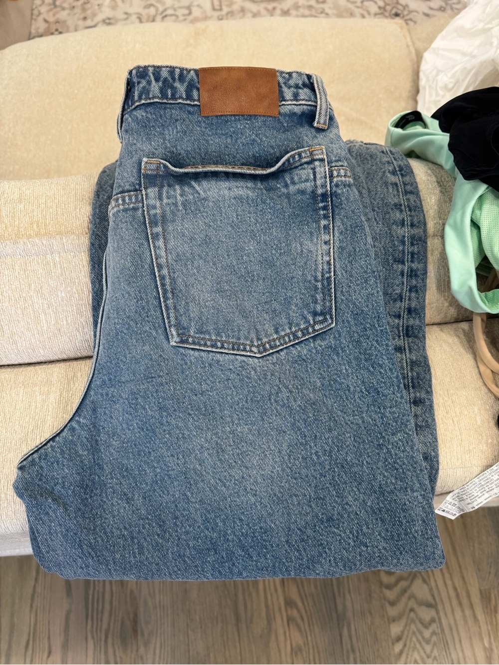 We The Free Relaxed Wide-Leg Light Blue Jeans Women’s 30 ~ WORN ONCE - Picture 6 of 15